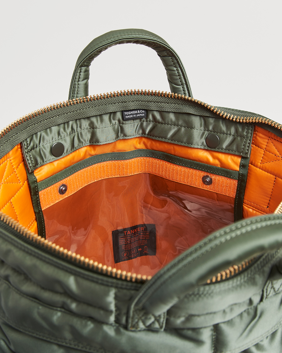 Herre | Tasker | Porter-Yoshida & Co. | Tanker Helmet Bag Sage Green