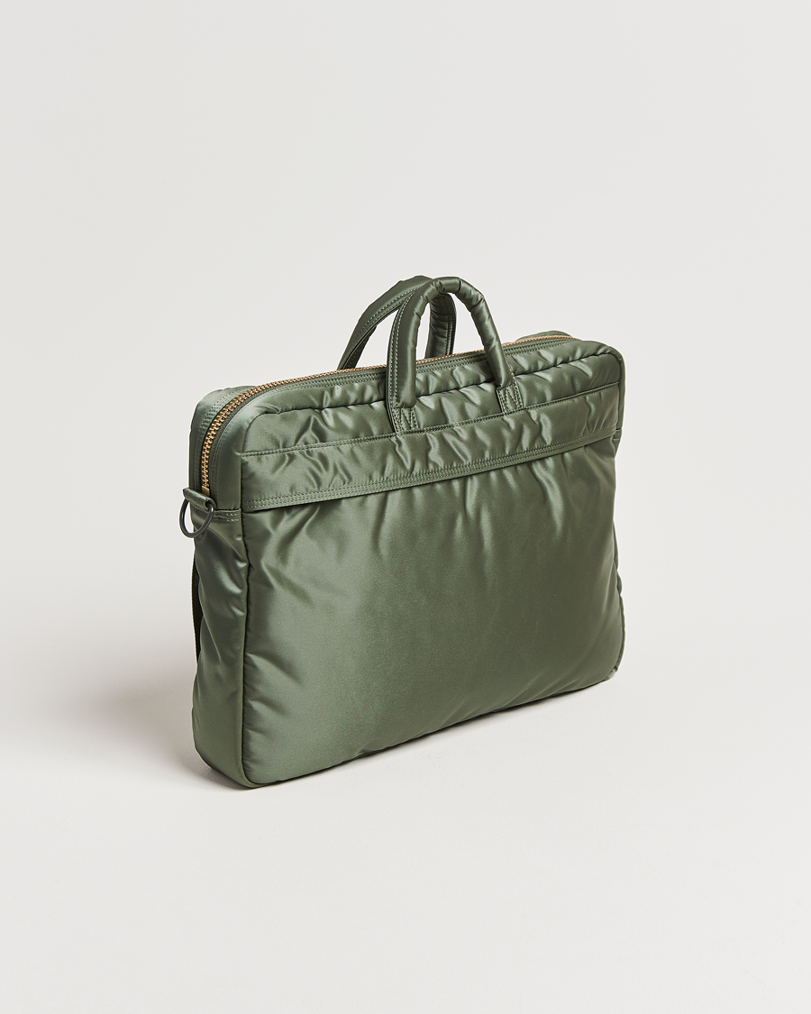 Herre | Tasker | Porter-Yoshida & Co. | Porter-Yoshida & Co.Tanker 2Way Document BagSage Green
