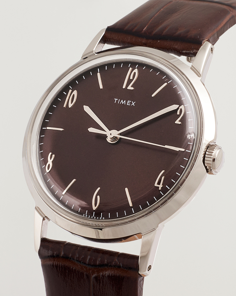 Herre | Timex Marlin Handwind 34mm Chocolate Brown Dial | Timex | Marlin Handwind 34mm Chocolate Brown Dial