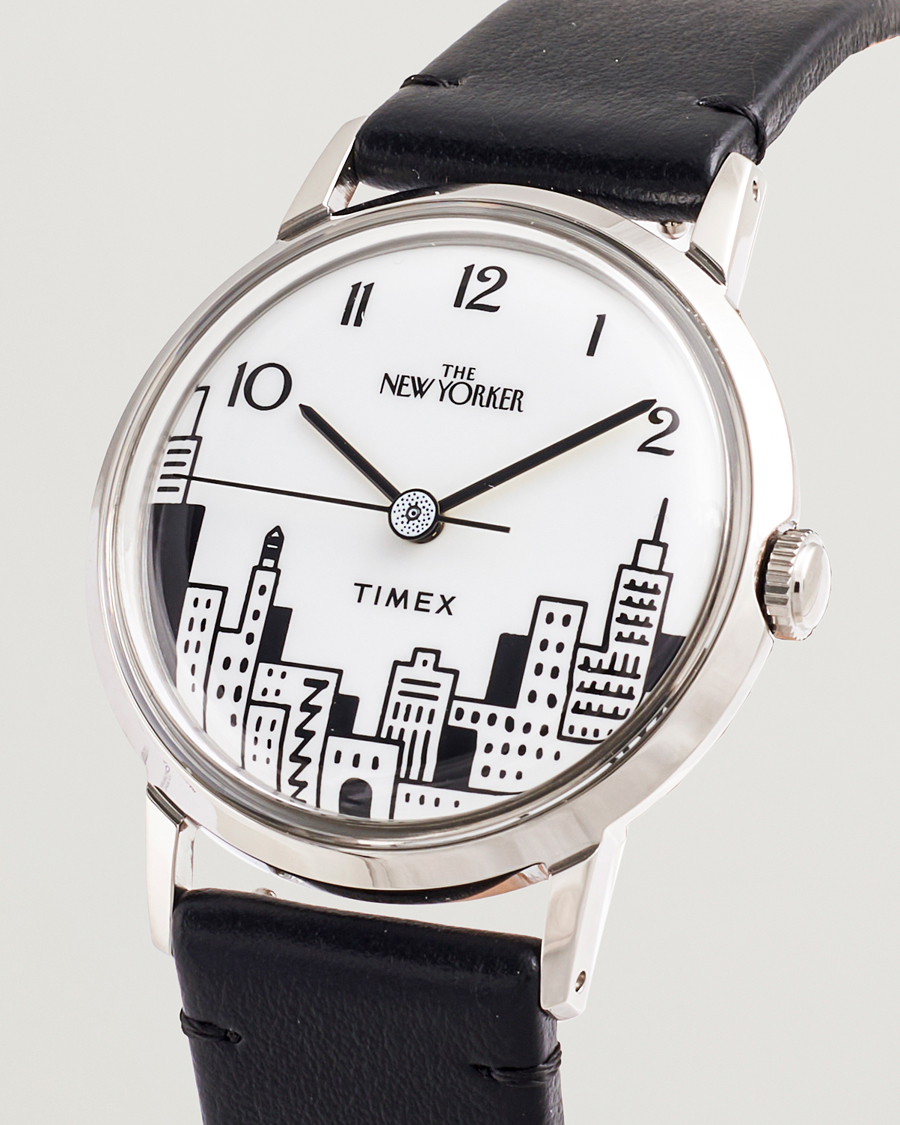 Herre | Timex Timex X New Yorker Marlin Hand Wind 34mm White Dial | Timex | X New Yorker Marlin Hand Wind 34mm White Dial