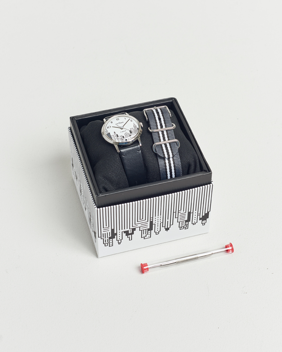 Herre | Timex Timex X New Yorker Marlin Hand Wind 34mm White Dial | Timex | X New Yorker Marlin Hand Wind 34mm White Dial