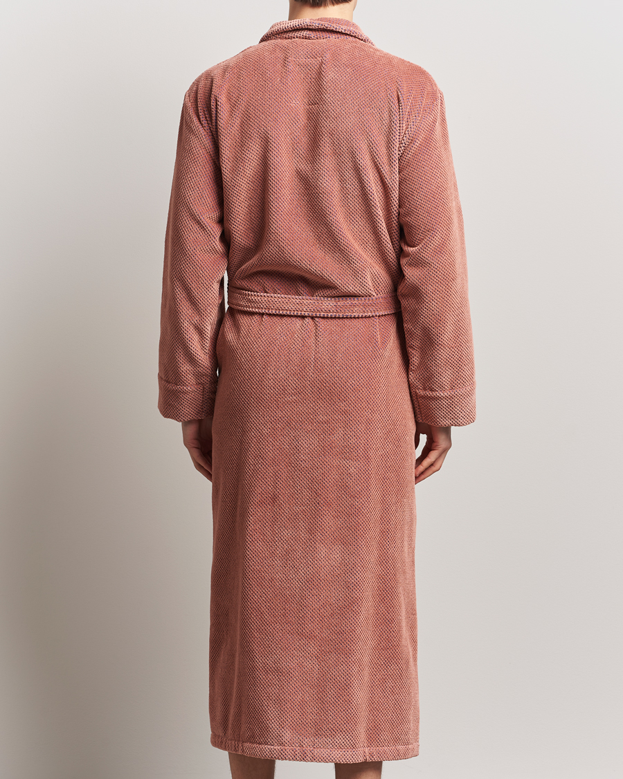 Herre | OAS Velour Long Robe Roza | OAS | Velour Long Robe Roza