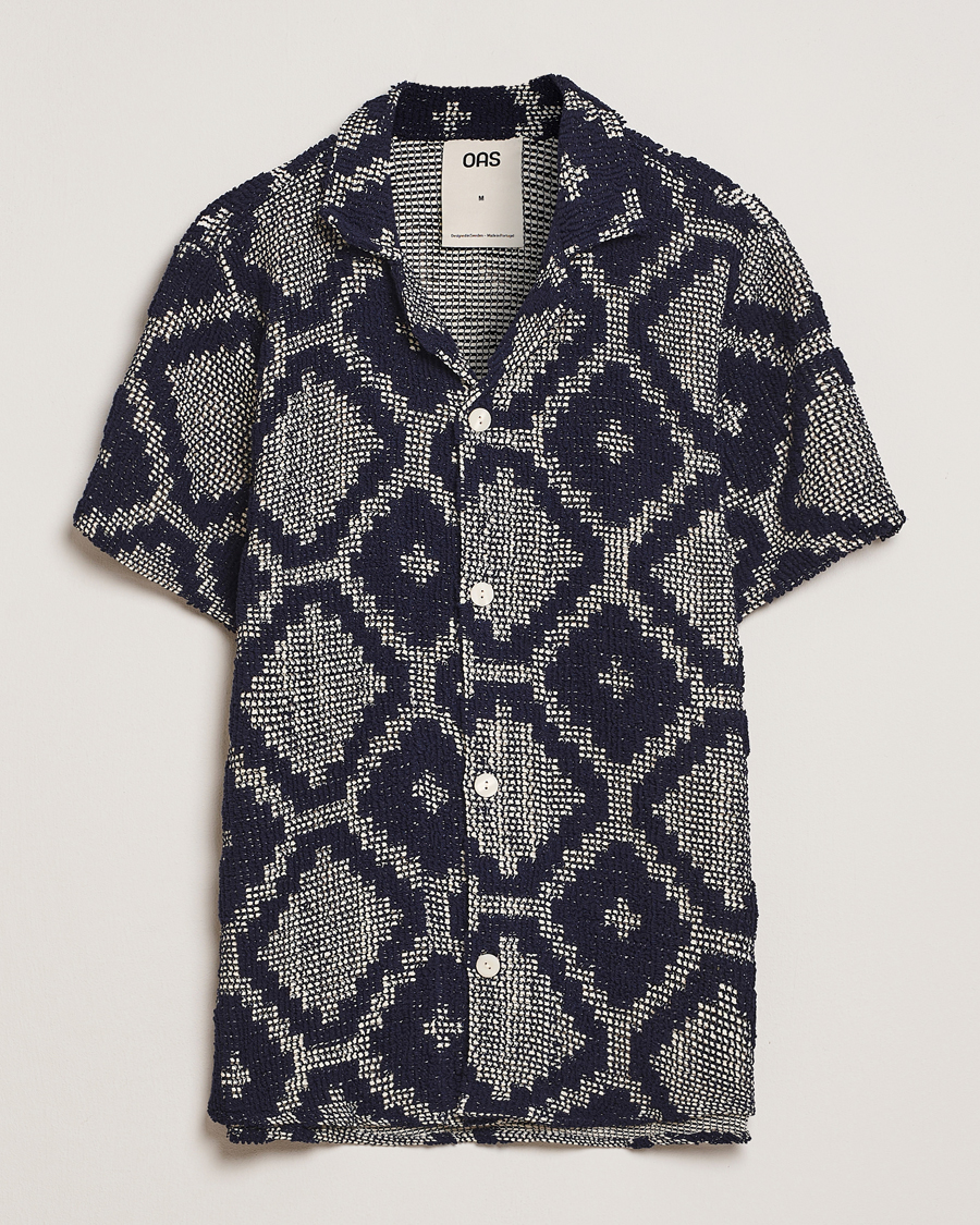 Herre | Skjorter | OAS | Cuba Crochet Shirt Trastevere