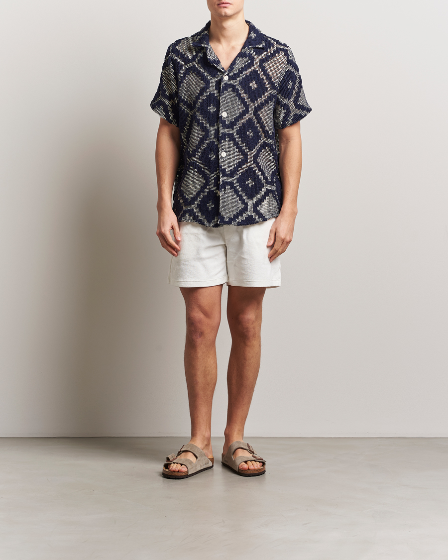 Herre | Skjorter | OAS | Cuba Crochet Shirt Trastevere