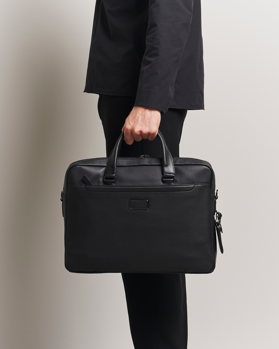 Herre | Tasker | TUMI | Harrison Avondale Top Zip Briefcase Black
