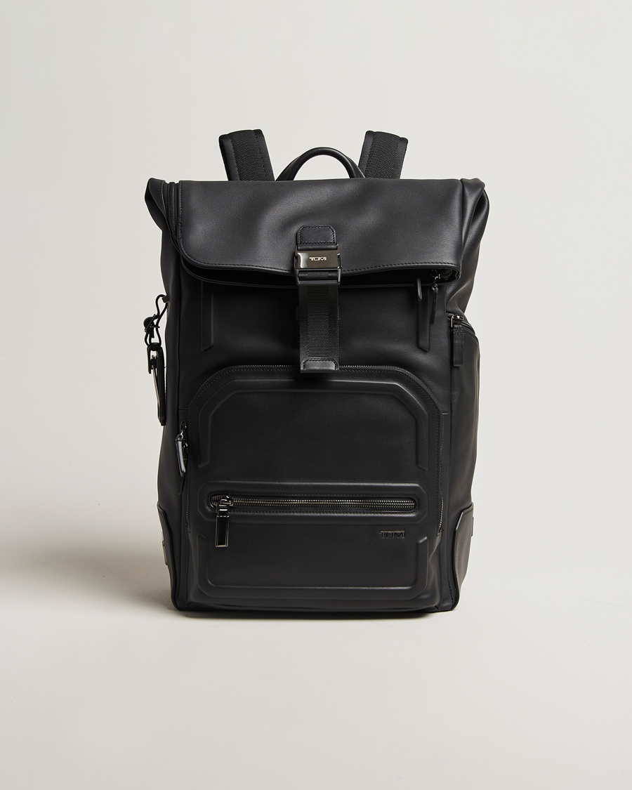 Herre | Tasker | TUMI | Harrison Osborn Roll Top Backpack Black