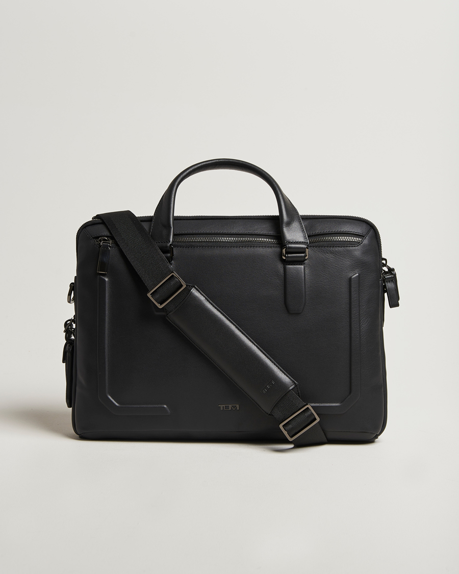Herre | Tasker | TUMI | Harrison Sycamore Slim Leather Brief Black
