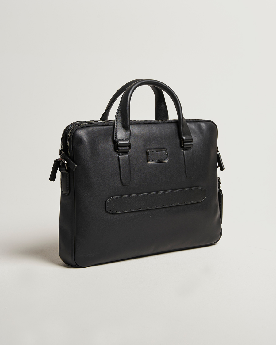 Herre | Tasker | TUMI | Harrison Sycamore Slim Leather Brief Black