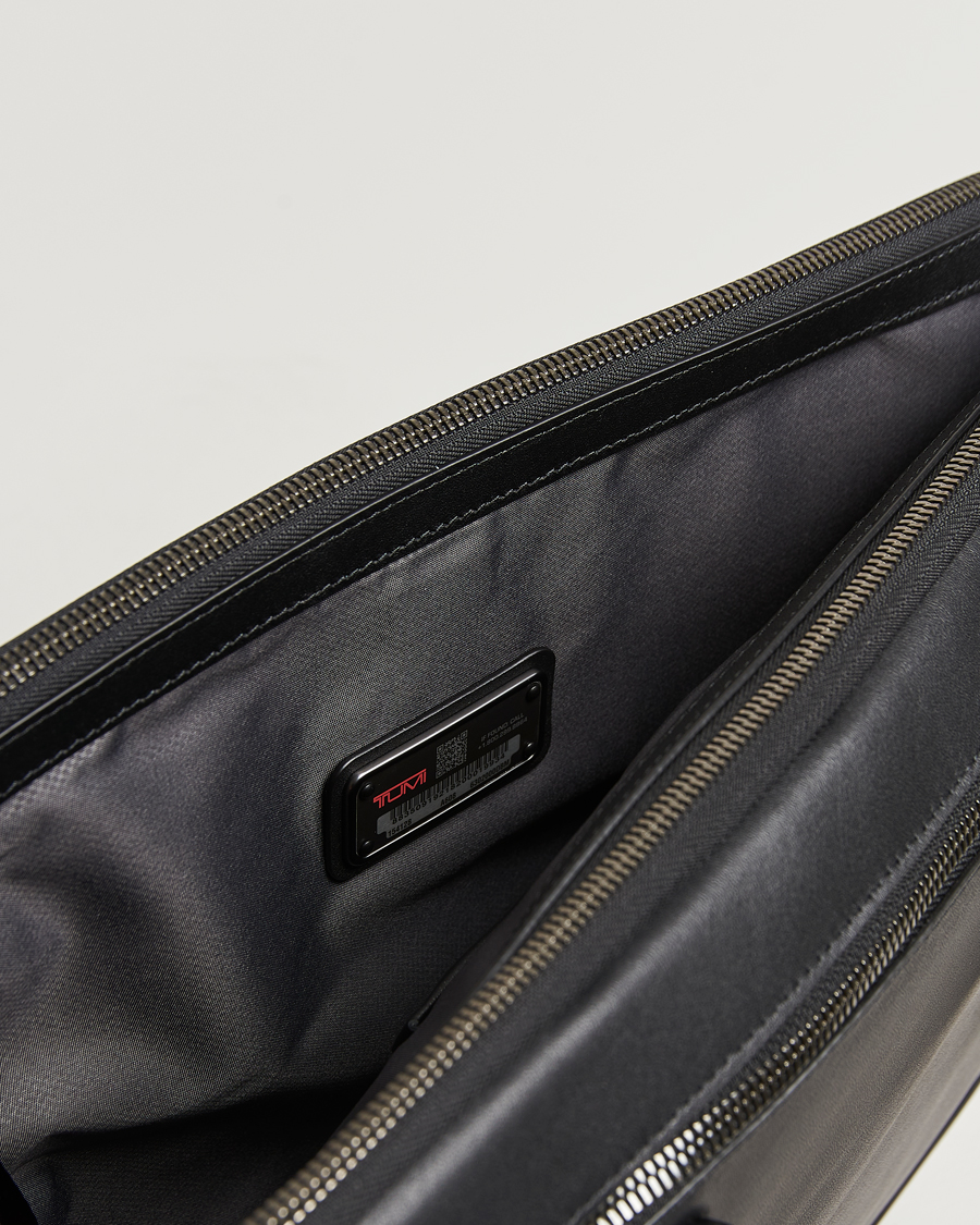 Herre | Tasker | TUMI | Harrison Sycamore Slim Leather Brief Black