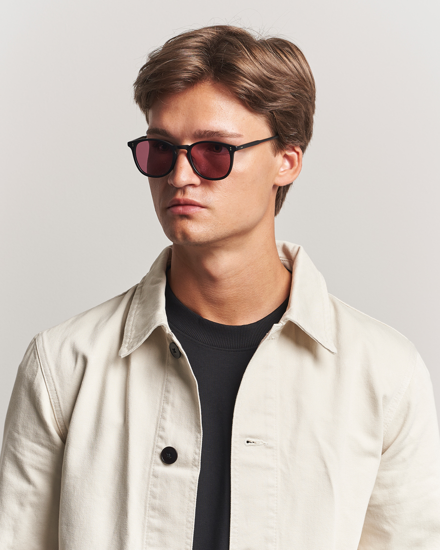 Herre | Solbriller | Garrett Leight | Kinney 49 Sunglasses Black
