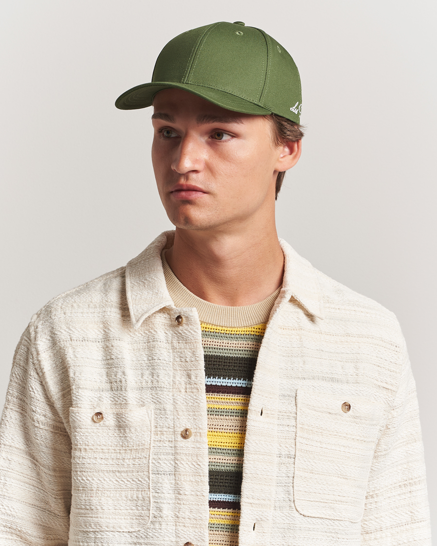 Herre | Hatte & kasketter | LES DEUX | Crew Organic Baseball Cap Chive