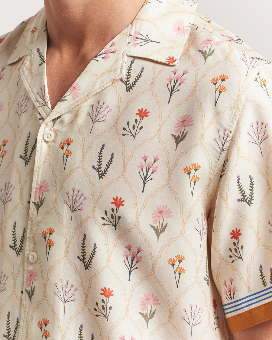 Herre | Skjorter | LES DEUX | Lucas AOP Wild Flower Shirt Ivory