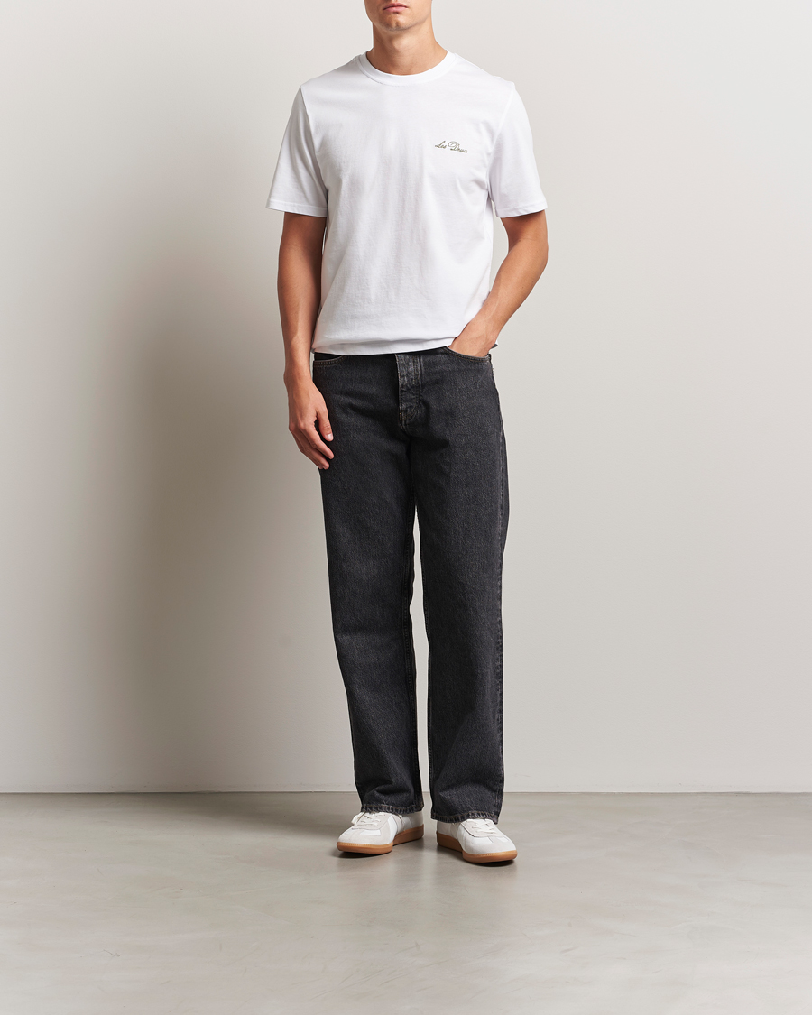 Herre | T-Shirts | LES DEUX | Wild Flower T-Shirt White
