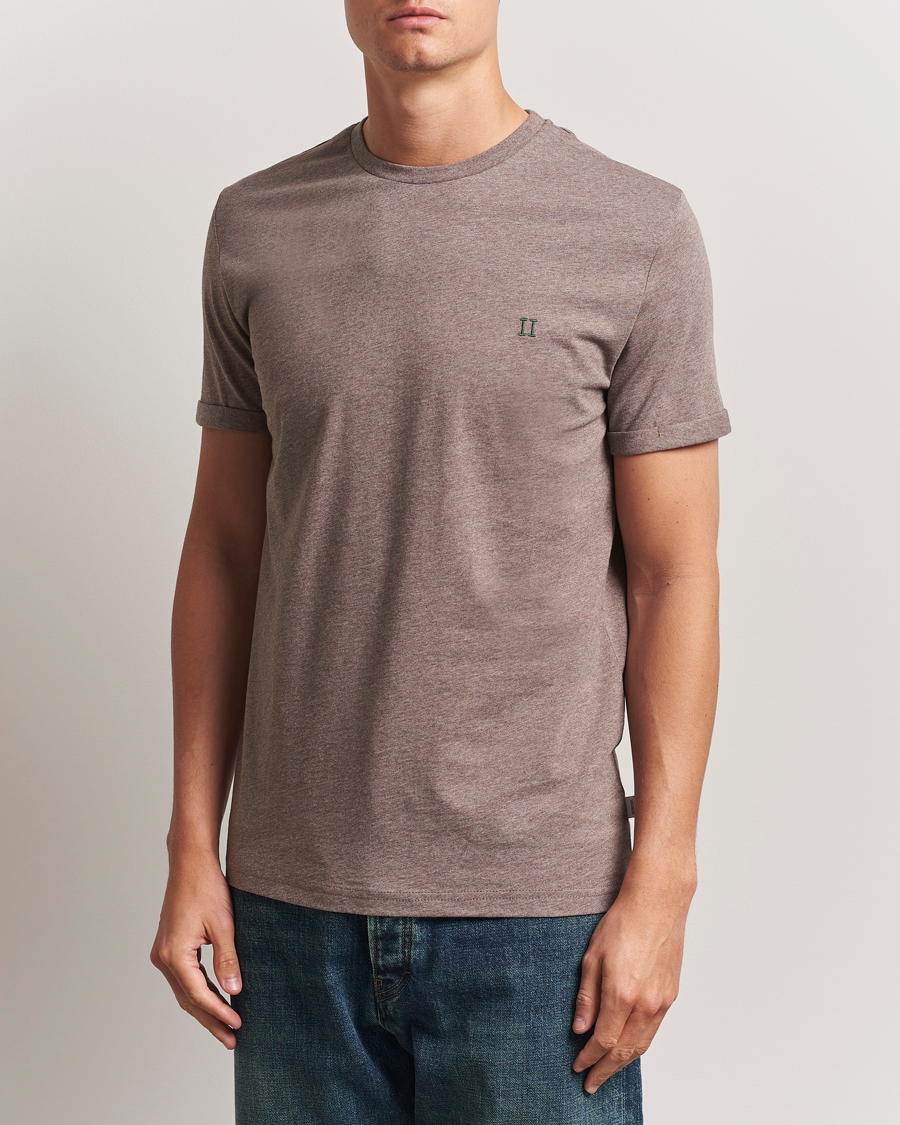 Herre | T-Shirts | LES DEUX | Norregaard Contrast T-Shirt Cub Melange