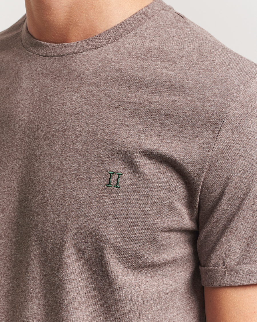 Herre | T-Shirts | LES DEUX | Norregaard Contrast T-Shirt Cub Melange