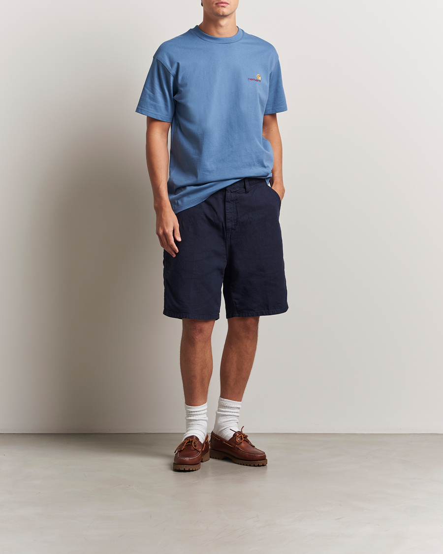 Herre | T-Shirts | Carhartt WIP | American Script Short Sleeve T-Shirt Sorrent