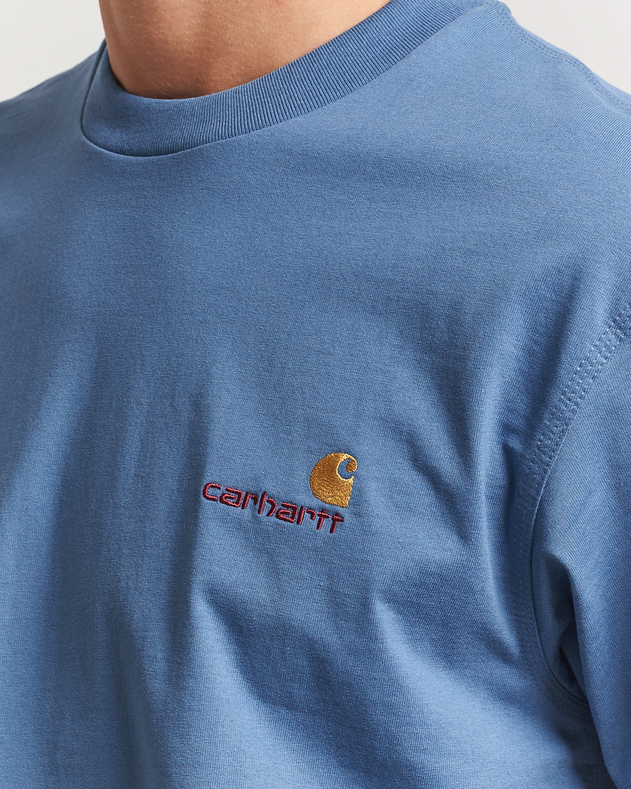 Herre | T-Shirts | Carhartt WIP | American Script Short Sleeve T-Shirt Sorrent