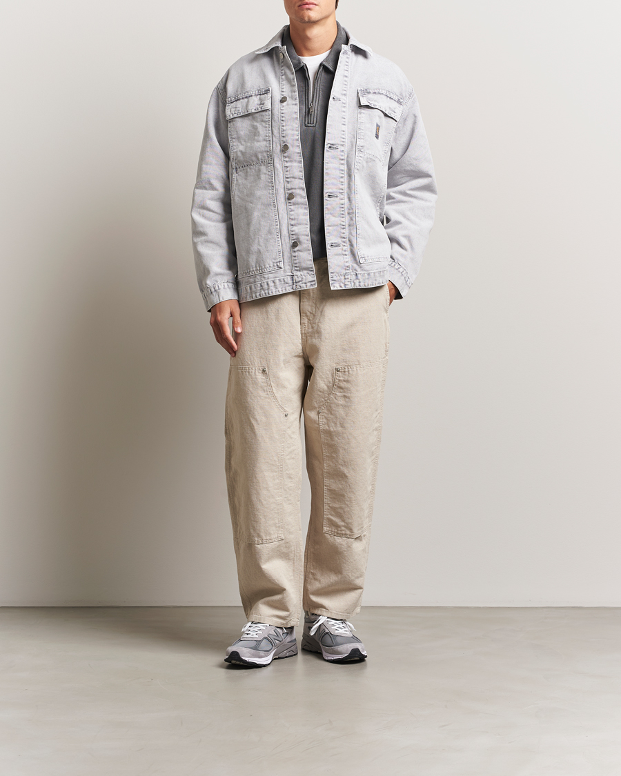 Herre | Bukser | Carhartt WIP | Walter Double Knee Cotton/Linen Pant Natural