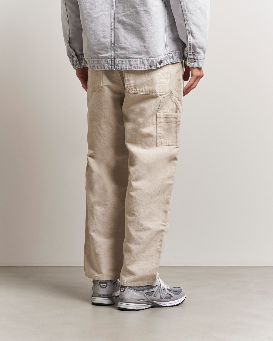 Herre | Bukser | Carhartt WIP | Walter Double Knee Cotton/Linen Pant Natural