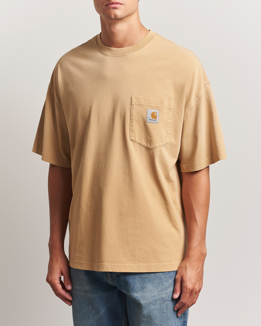 Herre | T-Shirts | Carhartt WIP | Hudson Pocket T-Shirt Dusty Brown