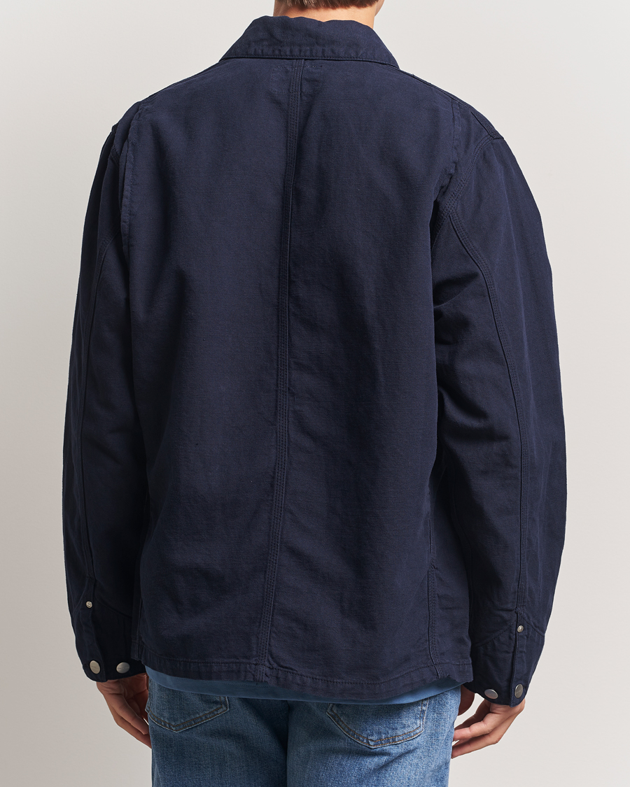 Herre | Jakker | Carhartt WIP | Walter Cotton/Linen Chore Coat Dark Navy