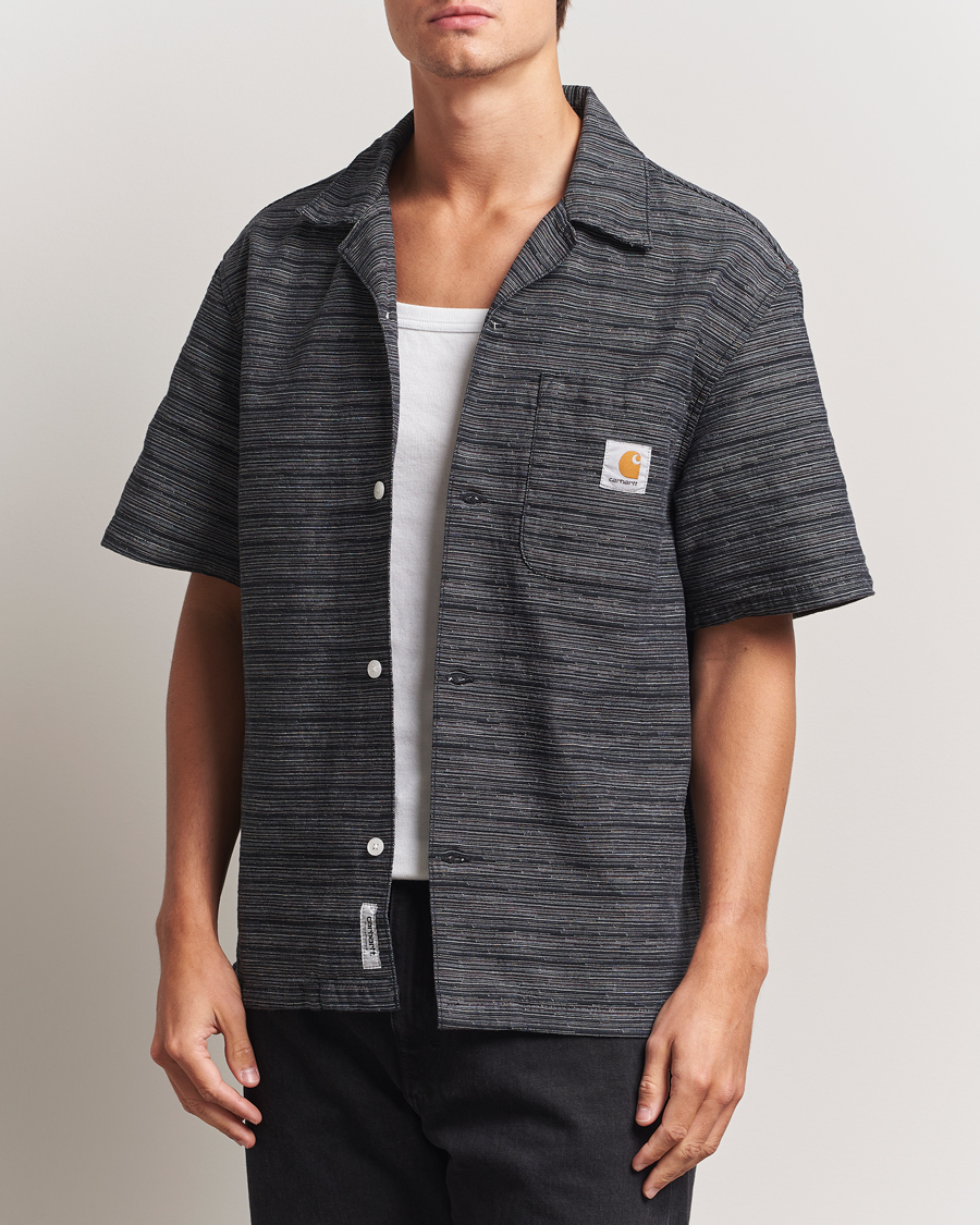 Herre | Skjorter | Carhartt WIP | Gellar Short Sleeve Shirt Black