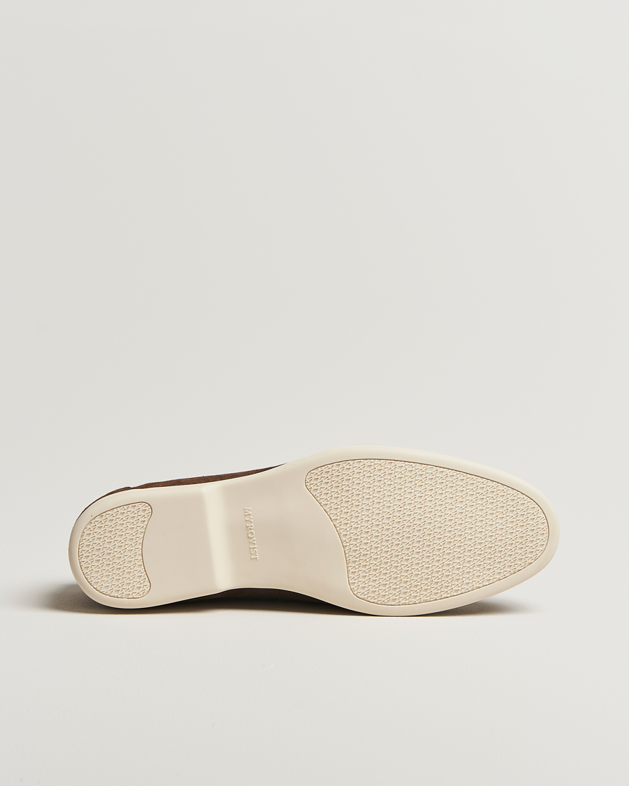 Herre | Sejlersko | Myrqvist | Sandhamn Boat Shoe Waxed Chestnut Suede