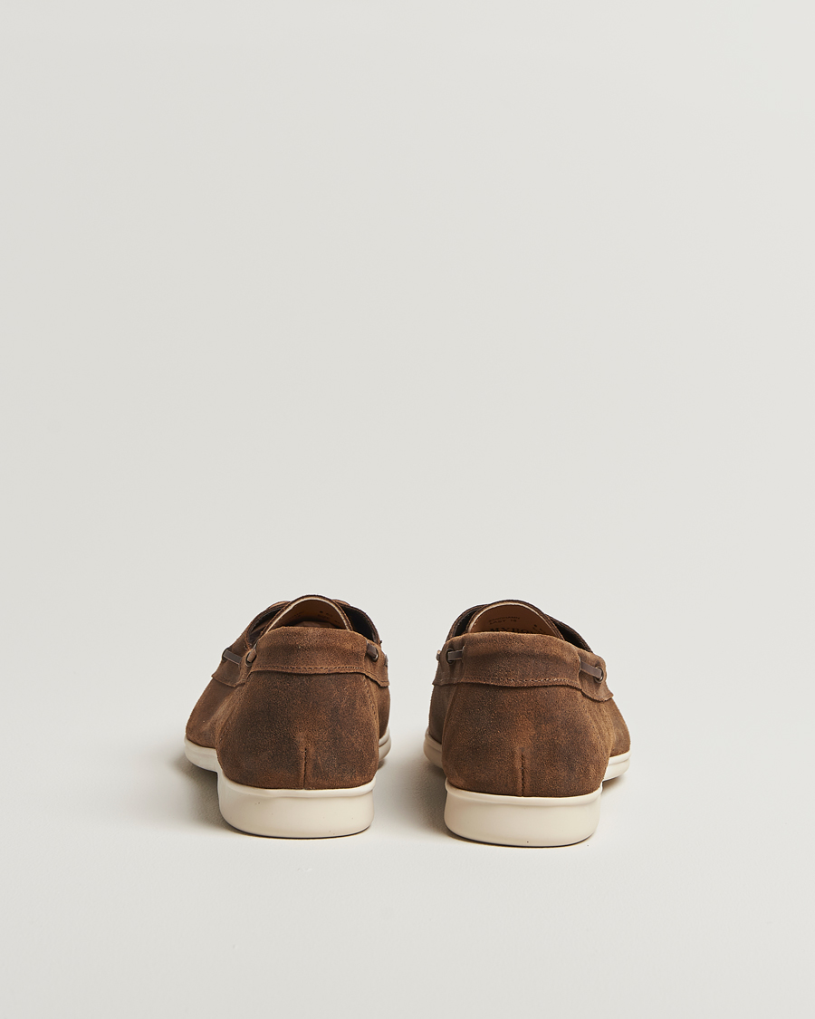 Herre | Sejlersko | Myrqvist | Sandhamn Boat Shoe Waxed Chestnut Suede