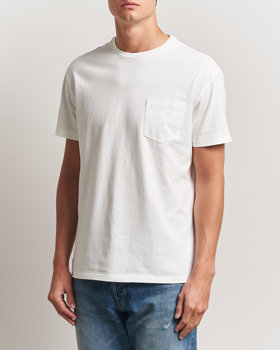 Herre | T-Shirts | Polo Ralph Lauren | Washed Classic Fit Pocket Tee Deckwash White