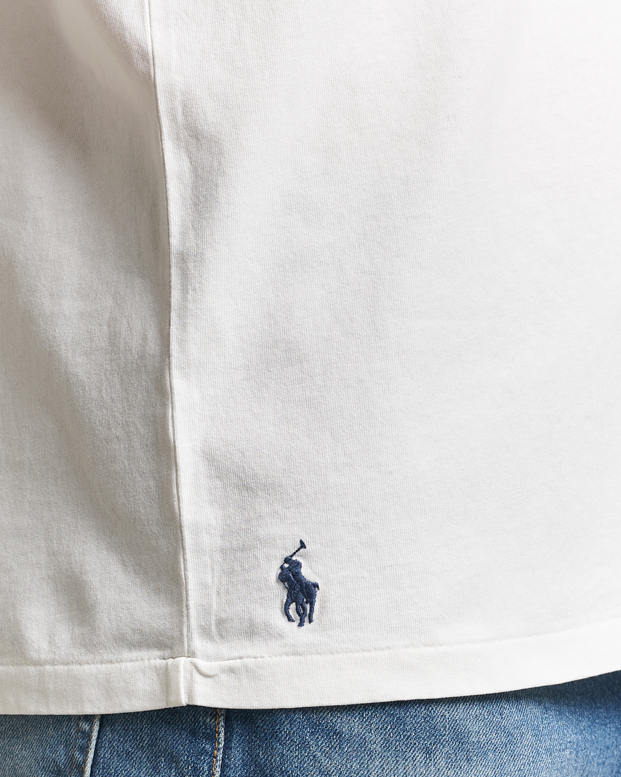Herre | T-Shirts | Polo Ralph Lauren | Washed Classic Fit Pocket Tee Deckwash White