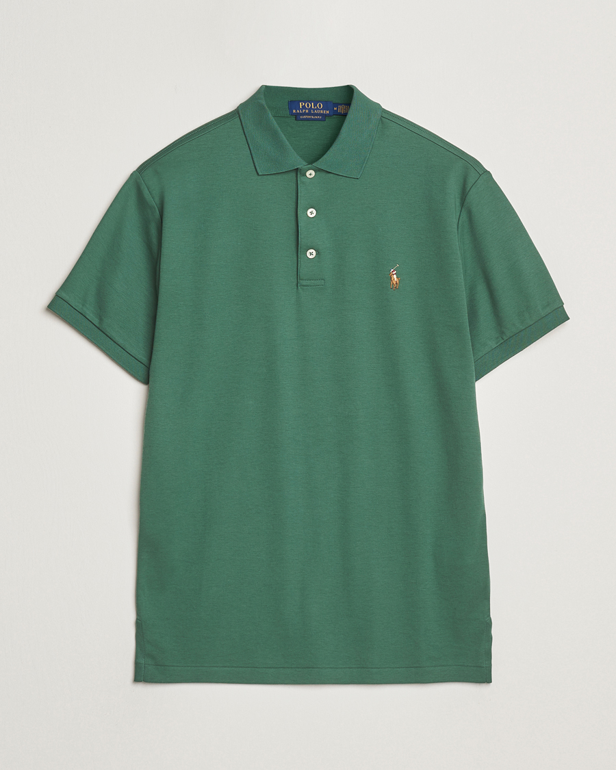 Herre | Polotrøjer | Polo Ralph Lauren | Luxury Pima Cotton Polo Washed Forest