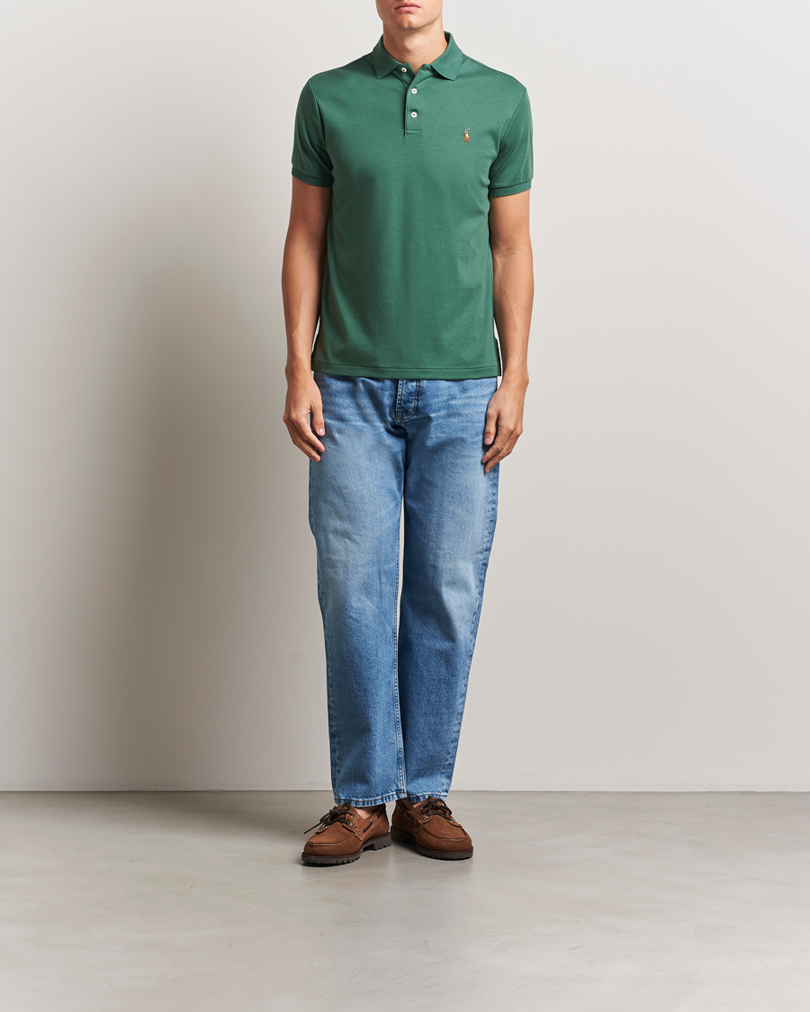 Herre | Polotrøjer | Polo Ralph Lauren | Luxury Pima Cotton Polo Washed Forest