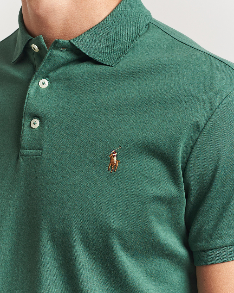 Herre | Polotrøjer | Polo Ralph Lauren | Luxury Pima Cotton Polo Washed Forest