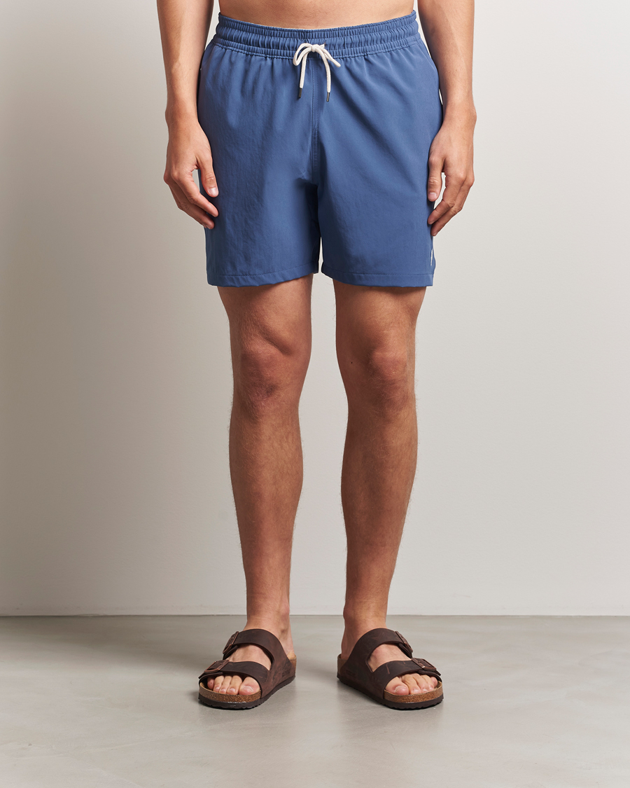 Herre | Badebukser | Polo Ralph Lauren | Traveler Recycled Swimshorts Earth Blue