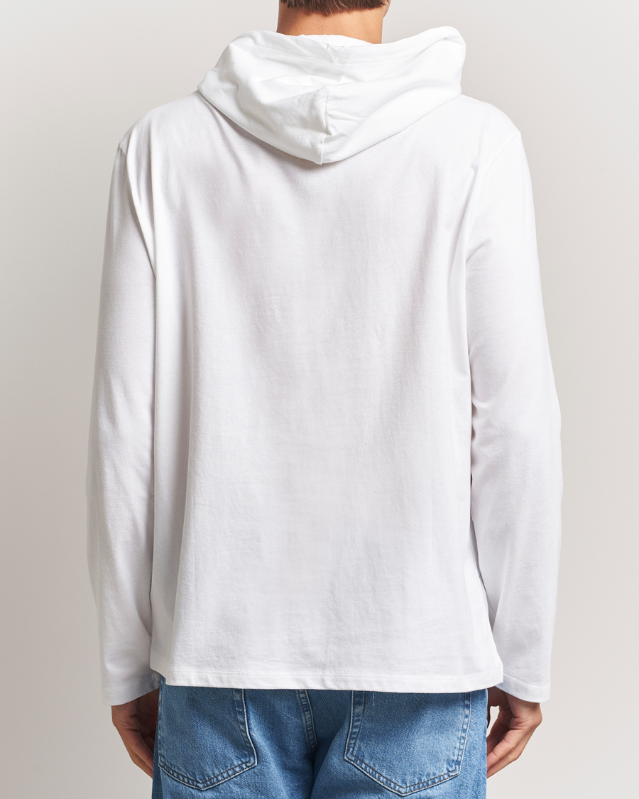 Herre | T-Shirts | Polo Ralph Lauren | Long Sleeve Hooded T-Shirt White