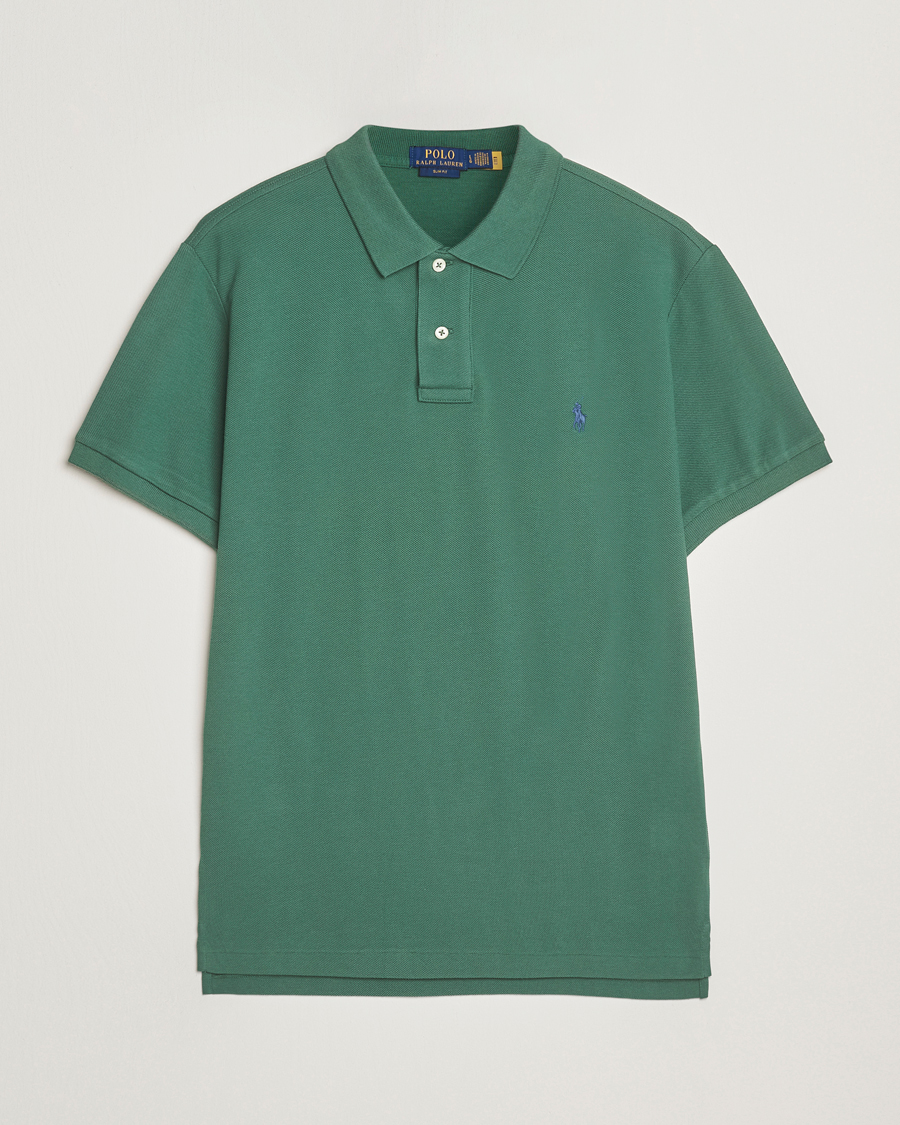 Herre | Polotrøjer | Polo Ralph Lauren | Slim Fit Polo Washed Forest