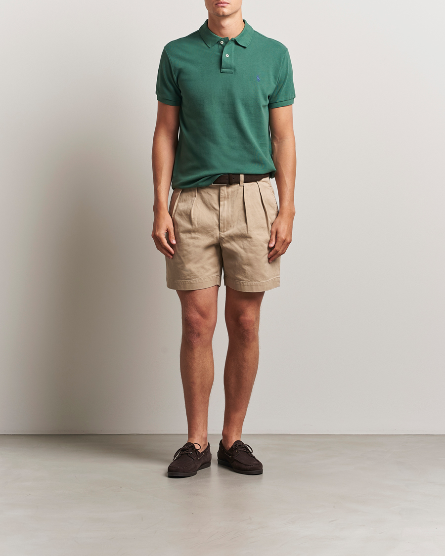 Herre | Polotrøjer | Polo Ralph Lauren | Slim Fit Polo Washed Forest