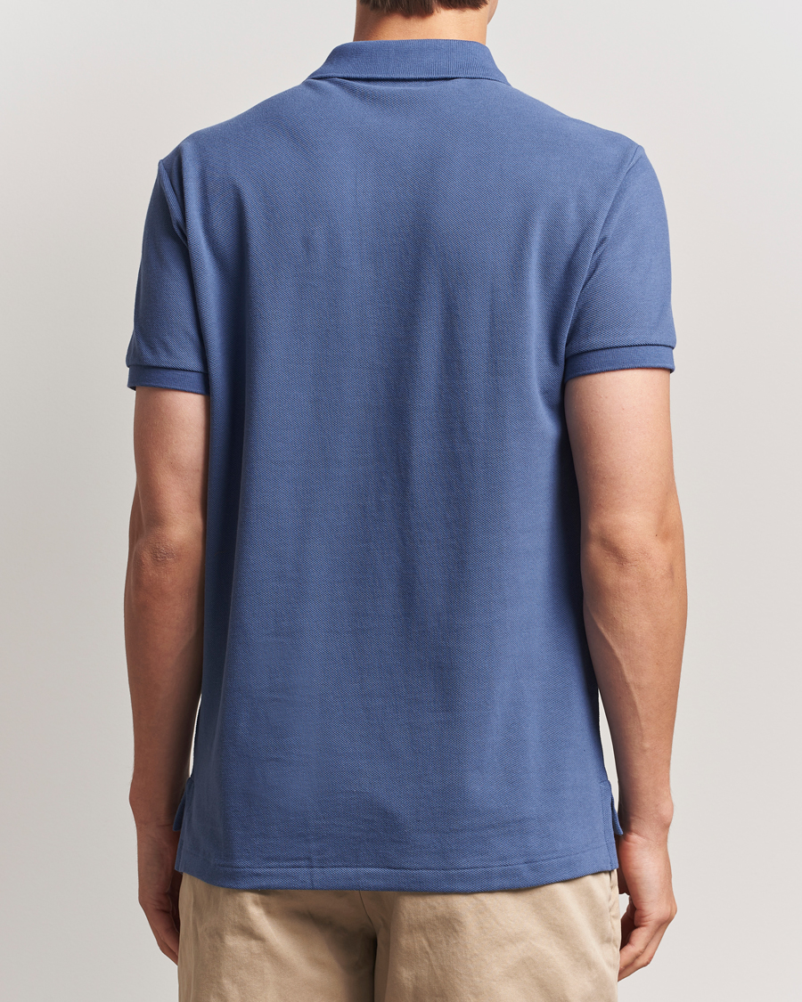 Herre | Polotrøjer | Polo Ralph Lauren | Slim Fit Polo Earth Blue