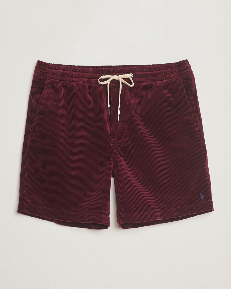 Herre | Shorts | Polo Ralph Lauren | Prepster Corduroy Drawstring Shorts Ruby Red