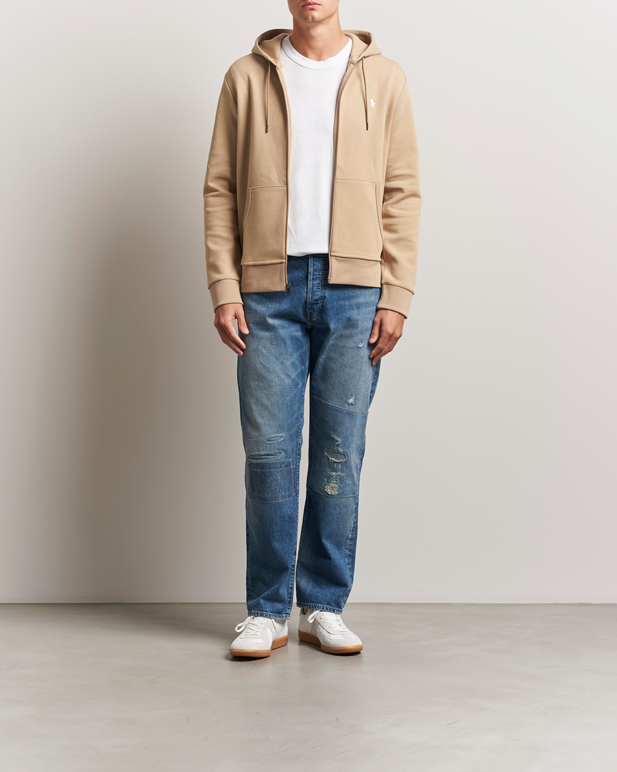 Herre | Trøjer | Polo Ralph Lauren | Full-Zip Hoodie Vintage Khaki