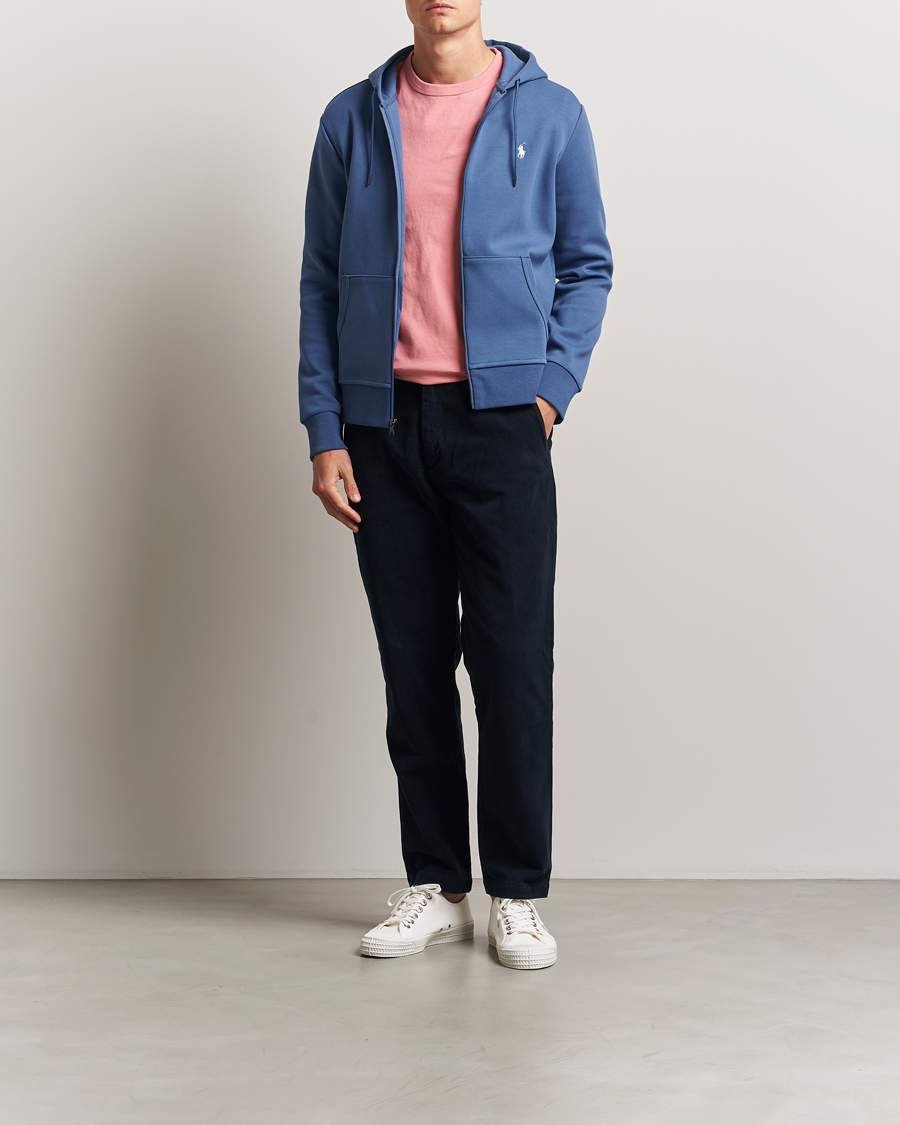 Herre | Trøjer | Polo Ralph Lauren | Full-Zip Hoodie Earth Blue