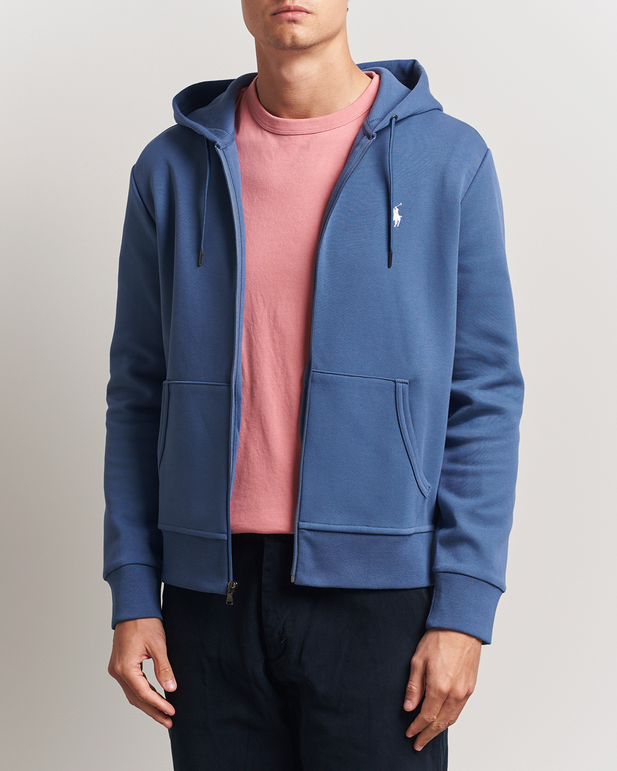 Herre | Trøjer | Polo Ralph Lauren | Full-Zip Hoodie Earth Blue