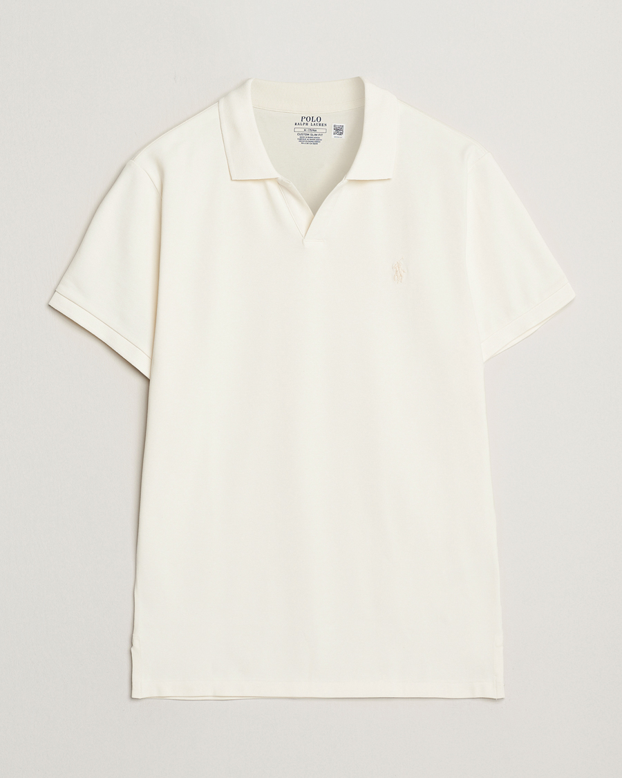 Herre | Polotrøjer | Polo Ralph Lauren | Johnny Short Sleeve Polo Pale Cream