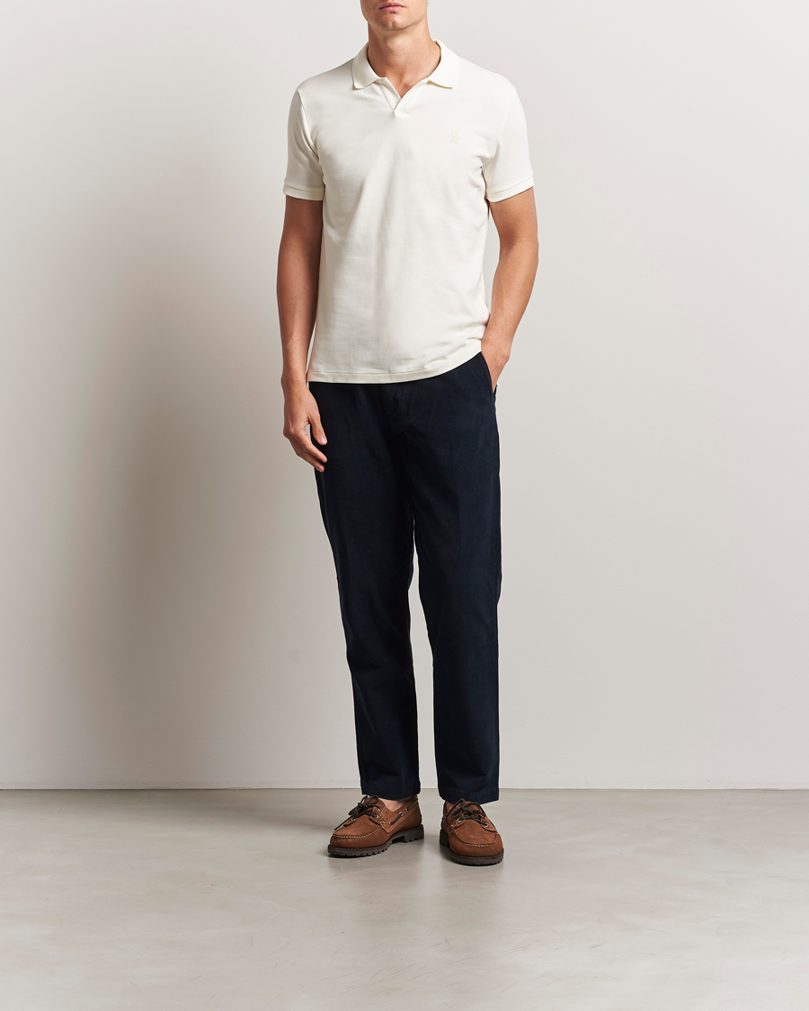 Herre | Polotrøjer | Polo Ralph Lauren | Johnny Short Sleeve Polo Pale Cream