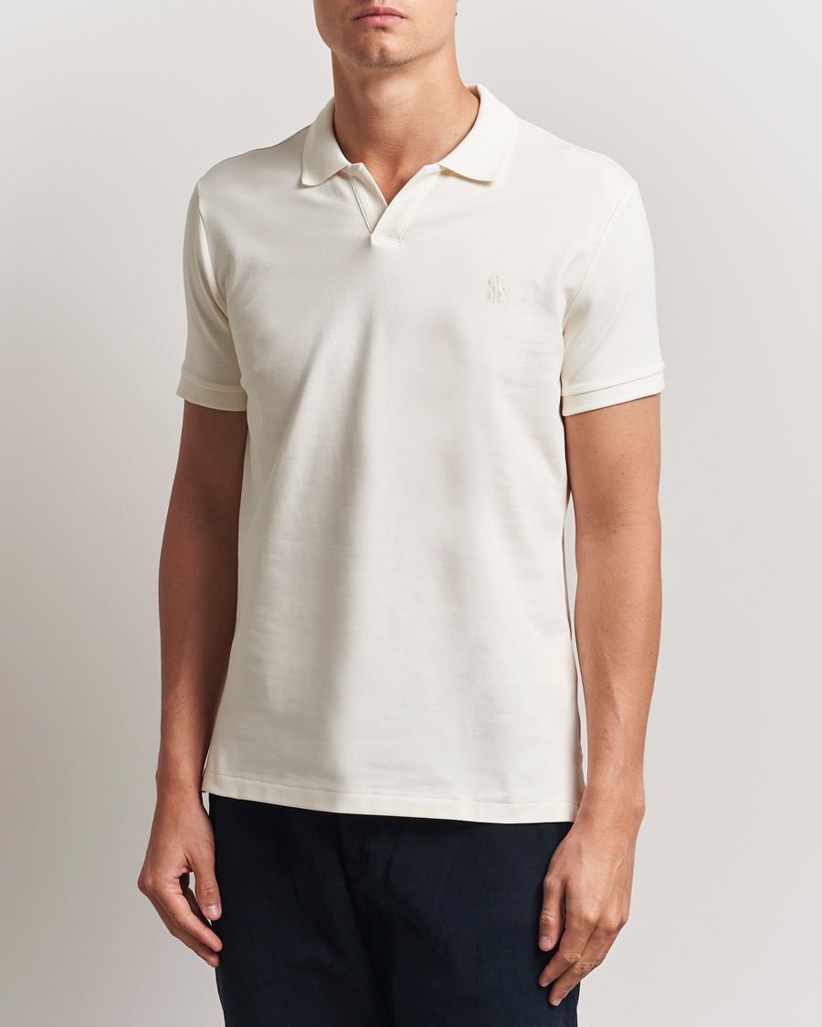 Herre | Polotrøjer | Polo Ralph Lauren | Johnny Short Sleeve Polo Pale Cream