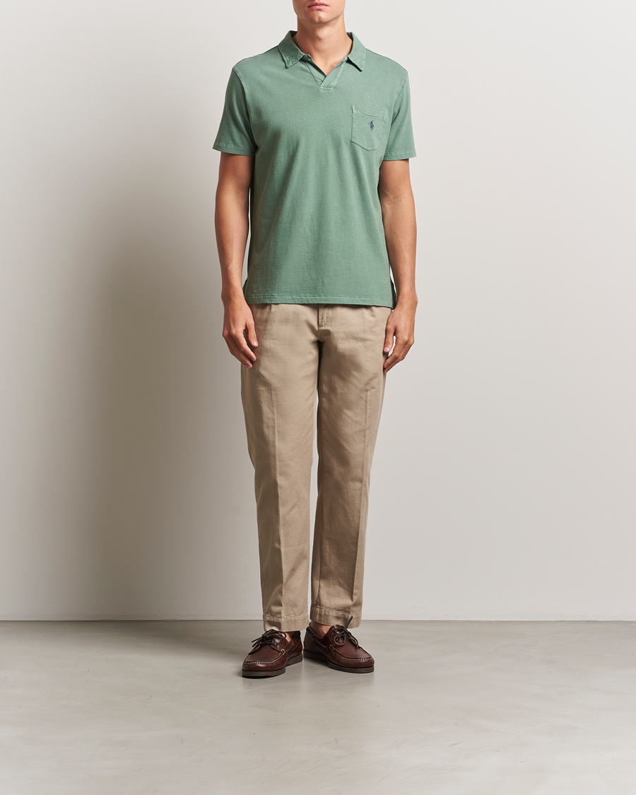 Herre | Polotrøjer | Polo Ralph Lauren | Johnny Cotton/Linen Polo Fatigue