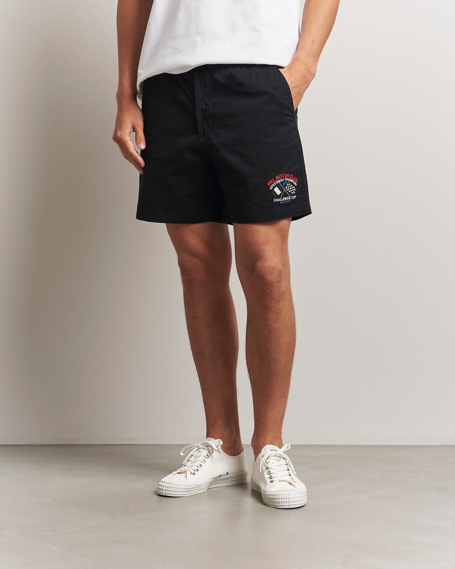 Herre | Shorts | Polo Ralph Lauren | Prepster Flat Front Shorts Polo Black/Motor Club