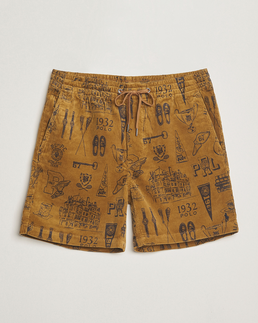 Herre | Shorts | Polo Ralph Lauren | Prepster Corduroy Shorts Golden Brown Preppy Diary