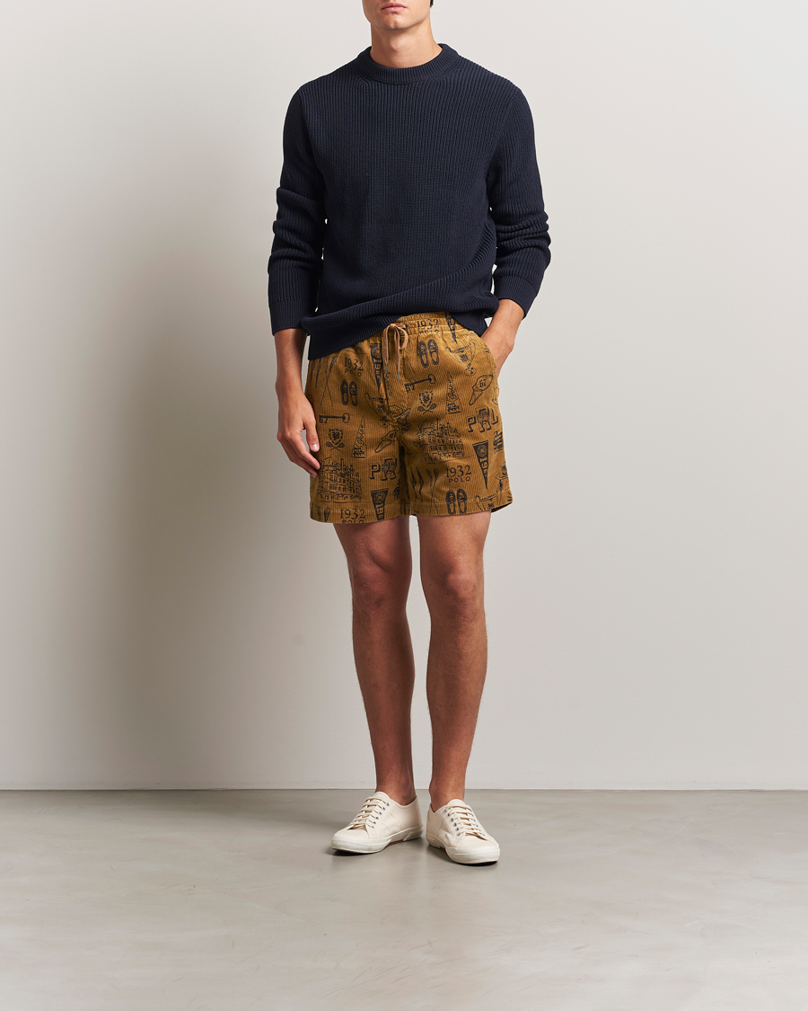 Herre | Shorts | Polo Ralph Lauren | Prepster Corduroy Shorts Golden Brown Preppy Diary