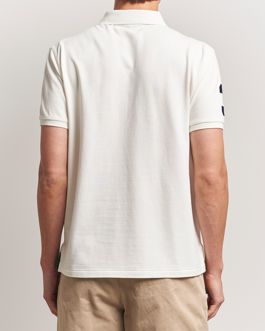 Herre | Polotrøjer | Polo Ralph Lauren | Custom Slim Diagonal Stripe Polo Nevis/Washed Forest